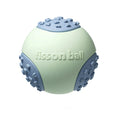 Green and pink 64mm rolling ball dog toy with smart motion technology