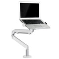 Aluminium air pressure hover bracket laptop stand in black or silver colour