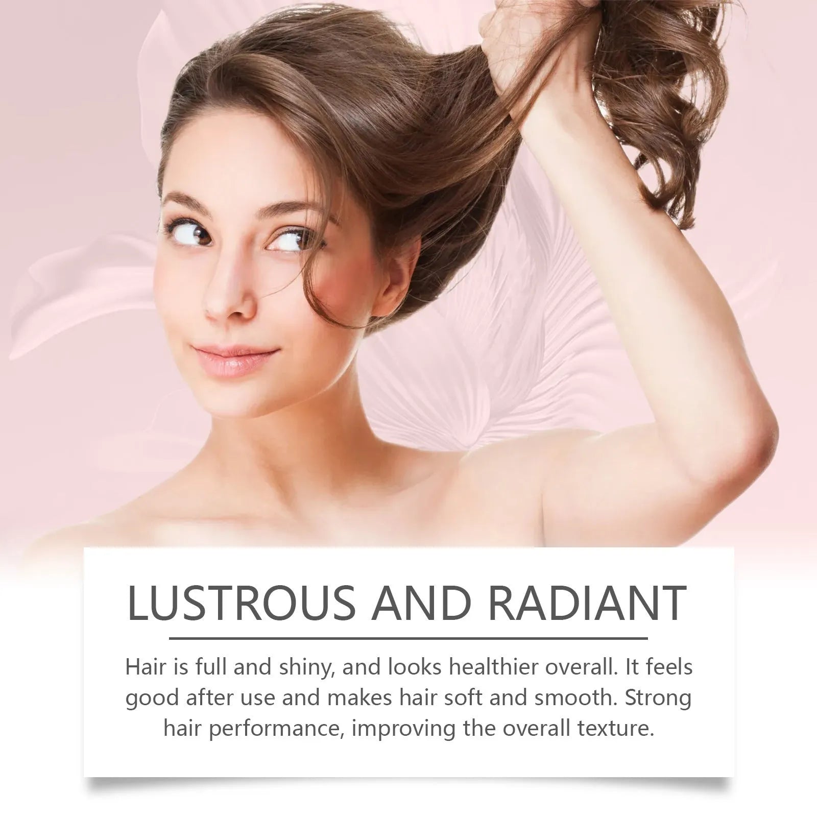 100g tub of nourishing hair mask with hydrolysed keratin and collagen in a white cube.