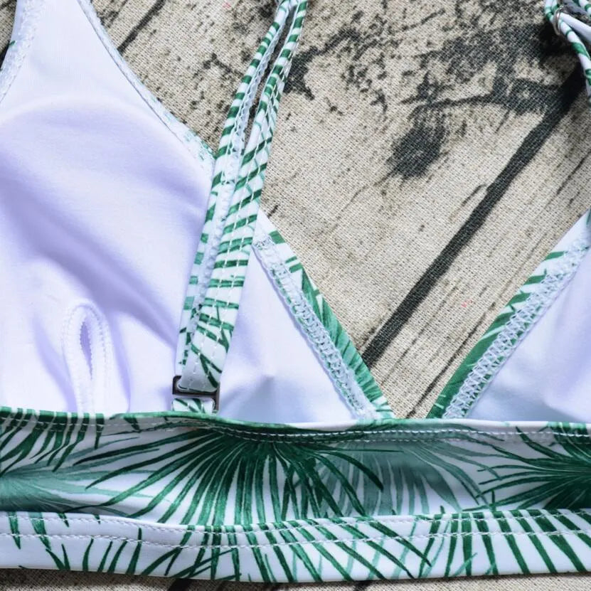 Women's two piece push up padded bikini set in micro cut, sizes S M L XL