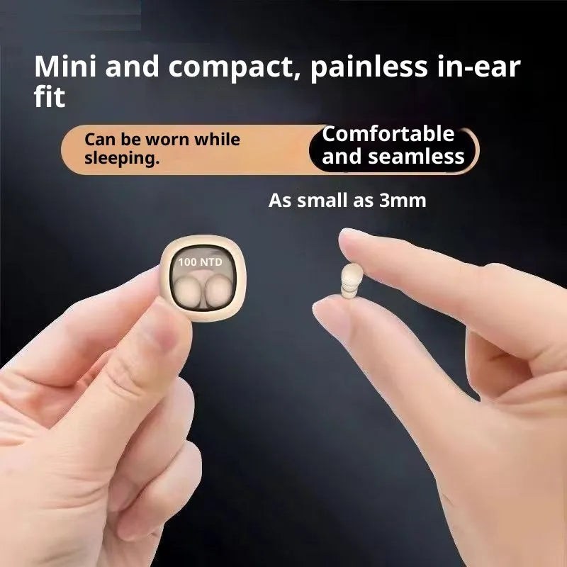 Wireless Bluetooth headset with digital display power indicator in black colour