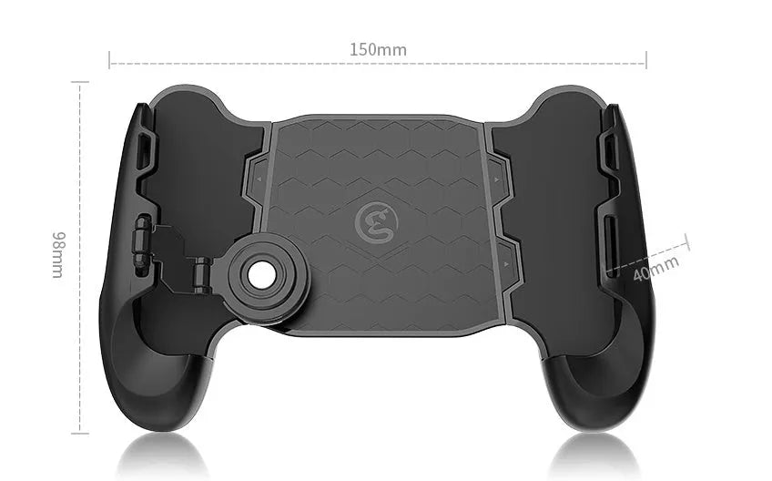 Pink gamepad with rocker grip and suspended heat dissipation design for Android iOS PC