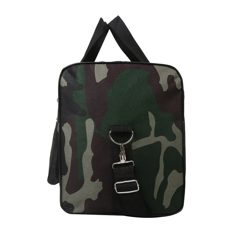 Camouflage pattern waterproof luggage bag with 20 litre capacity