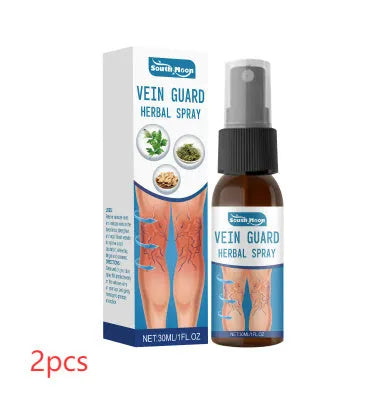 30ml bottle of herbal body care spray with menthol and botanical extracts.