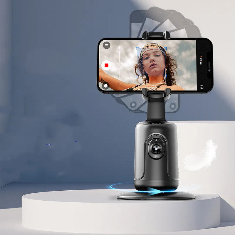 ABS automatic tracking stabiliser with 360 degree rotation on desktop USB powered