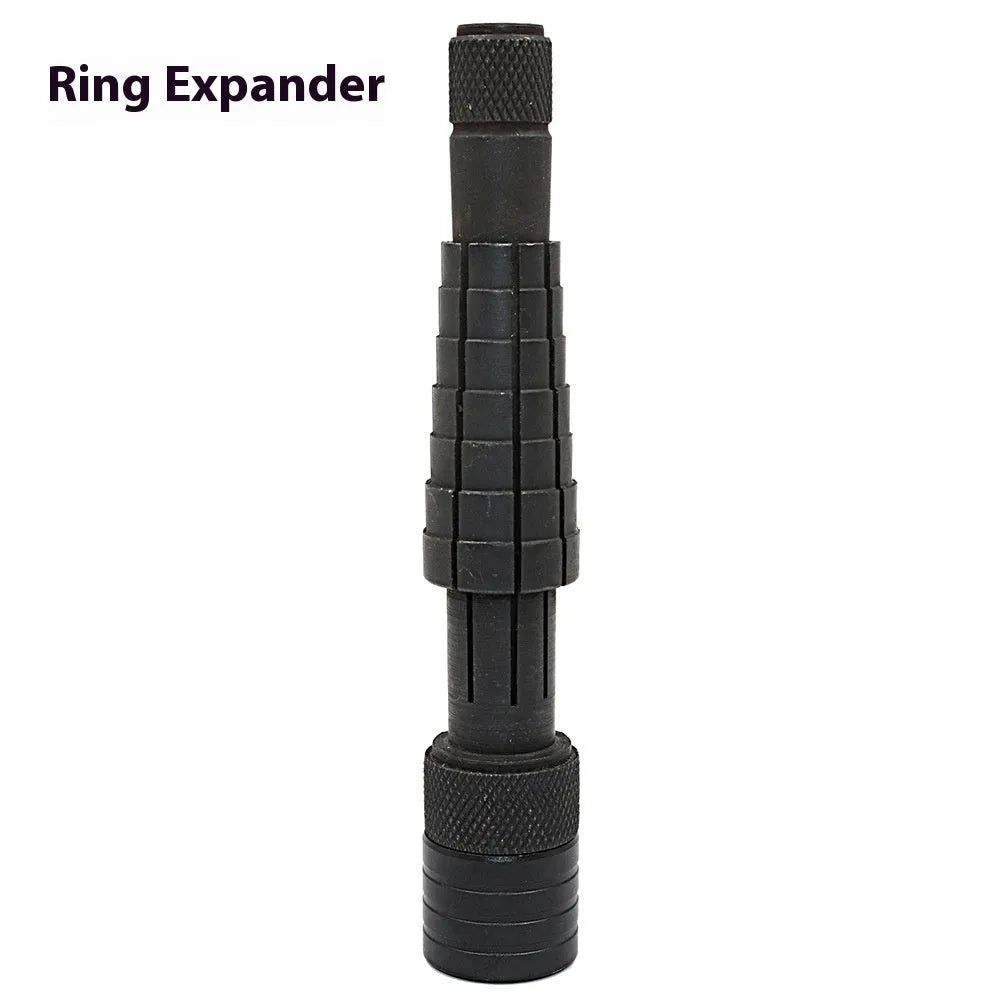 Ring expansion size adjustment tools set with multiple expander models for jewellery repair
