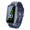 Call Bracelet smart wearable showing Black, Blue and Coffee colour options with adjustable band and heart rate monitoring display