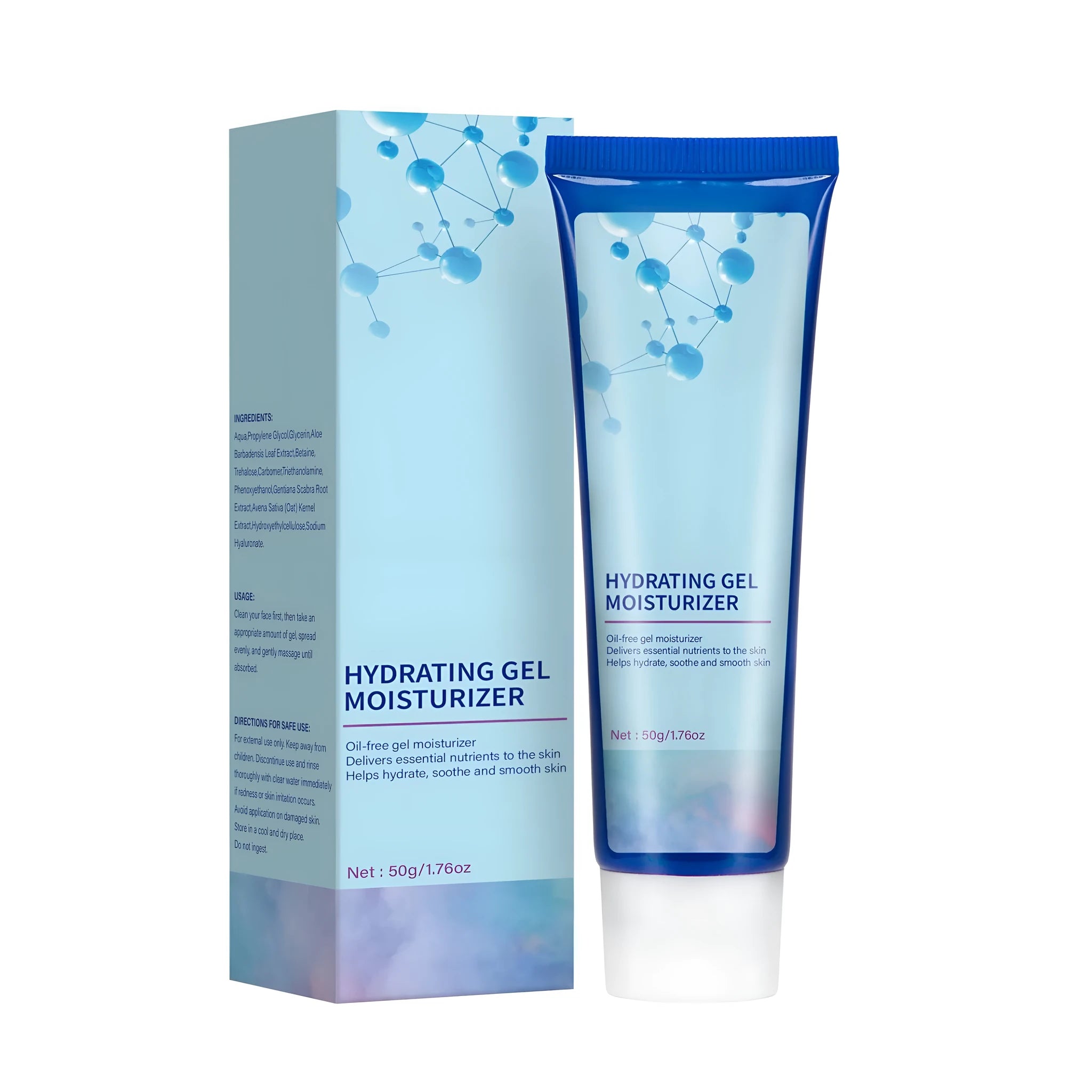 Electrolyte moisturizing gel 50g skincare product with FP-A032 classification