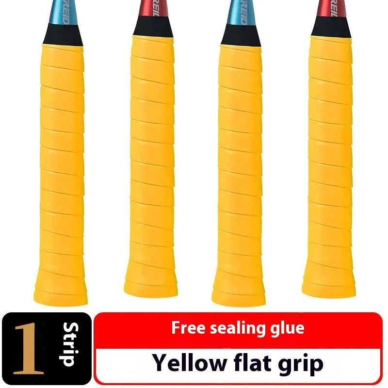 PU leather anti-slip badminton racket handle grip tape in multiple colours with dimensions 27mm by 1200mm