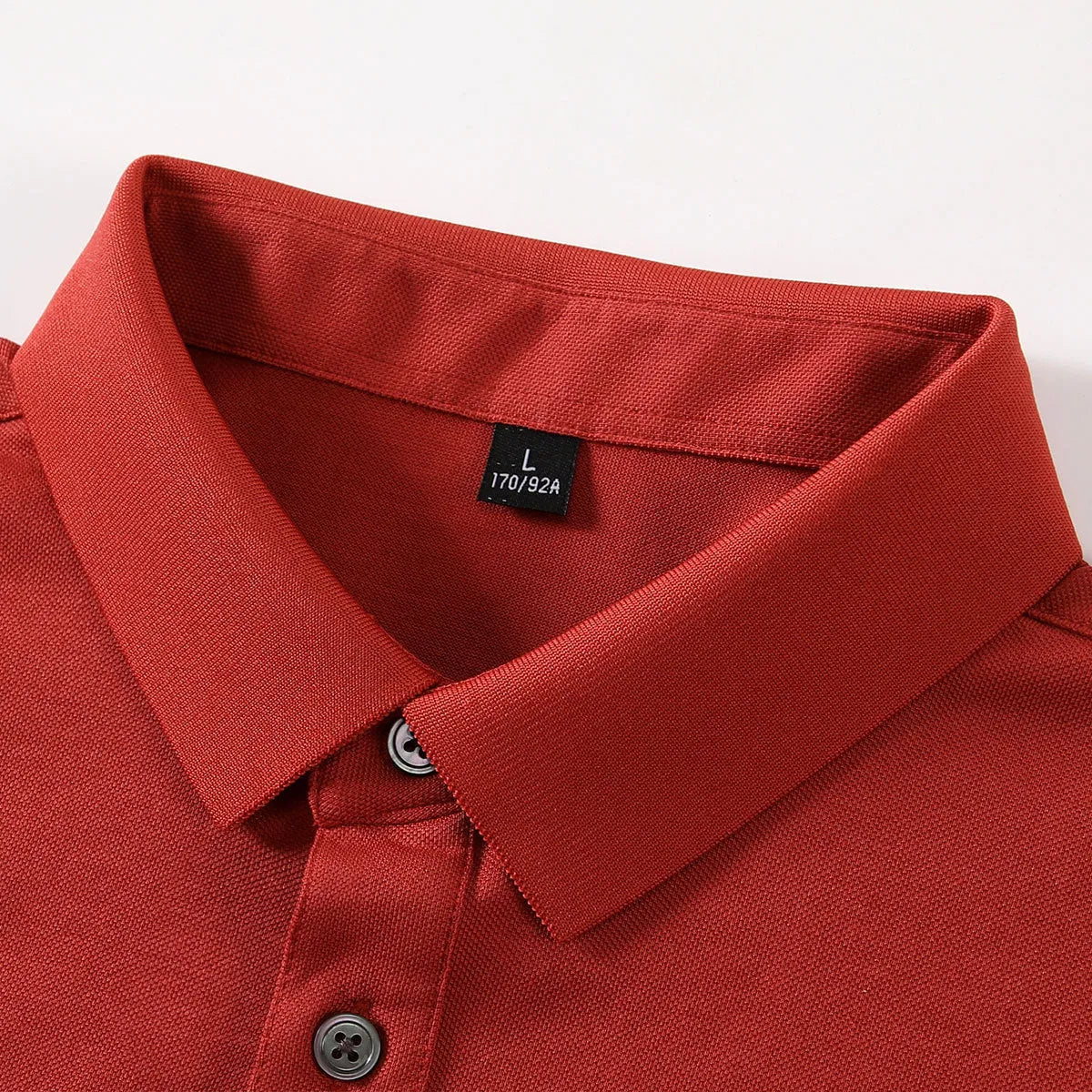 Short-sleeved V-neck lapel t-shirt in mulberry silk cotton blend for business wear, shown in multiple colours.