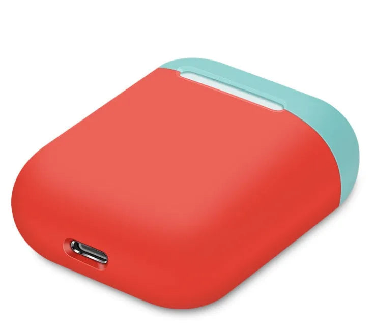 Silicone protective sleeve for Apple AirPods charging case in split design