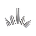 Three alloy steel car dent repair tools: hooks and a crowbar for vehicle panel restoration.