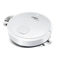USB charging automatic cleaning machine vacuum sweeper in white with brush and mop accessories