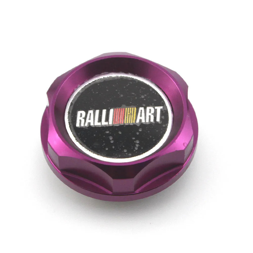 Aluminium alloy oil filter cap for Mitsubishi vehicles in multiple colour options