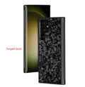 Samsung Galaxy smartphone case with forged carbon fibre pattern for S20 S21 S23 FE models