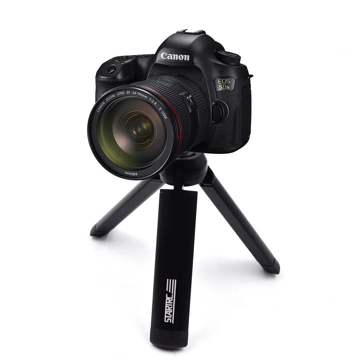 Aluminium alloy smartphone bracket with 11cm arm and universal clip for tripod mounting