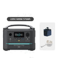 RIVER Pro 720Wh portable power station with pure sine wave AC output and solar charging capability