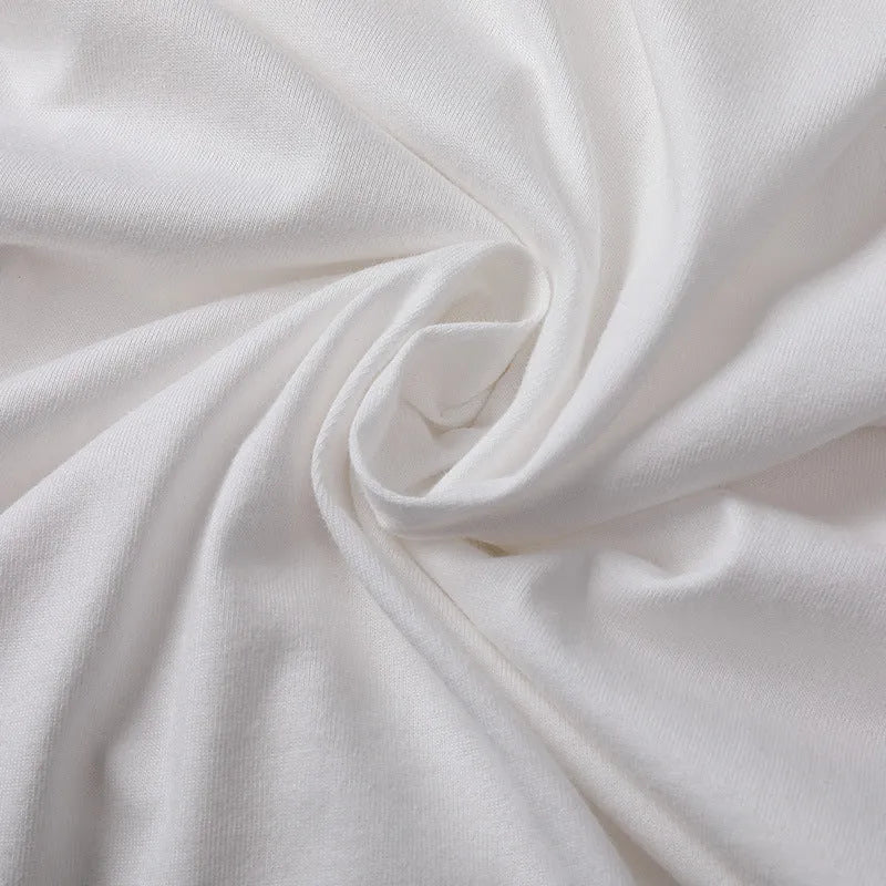 Men's custom short sleeve t-shirt in pure cotton, shown in one of seven available colours including black, white, and blue.