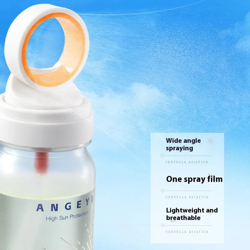 Crystal Sunscreen Spray SPF50 in 90ml bottle for military training and full body UV protection