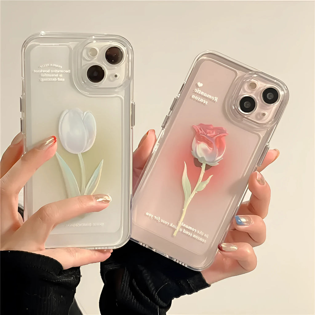 Gradient colour all-inclusive TPU phone case for iPhone models 7 through 15 Pro Max