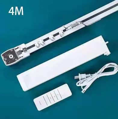 Smart curtain electric motor kit with aluminium track and remote control