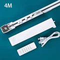 Smart curtain electric motor kit with aluminium track and remote control