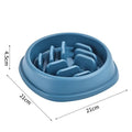 Slow feeder dog and cat bowl in yarn ball style, large capacity, PP, available in blue green pink yellow