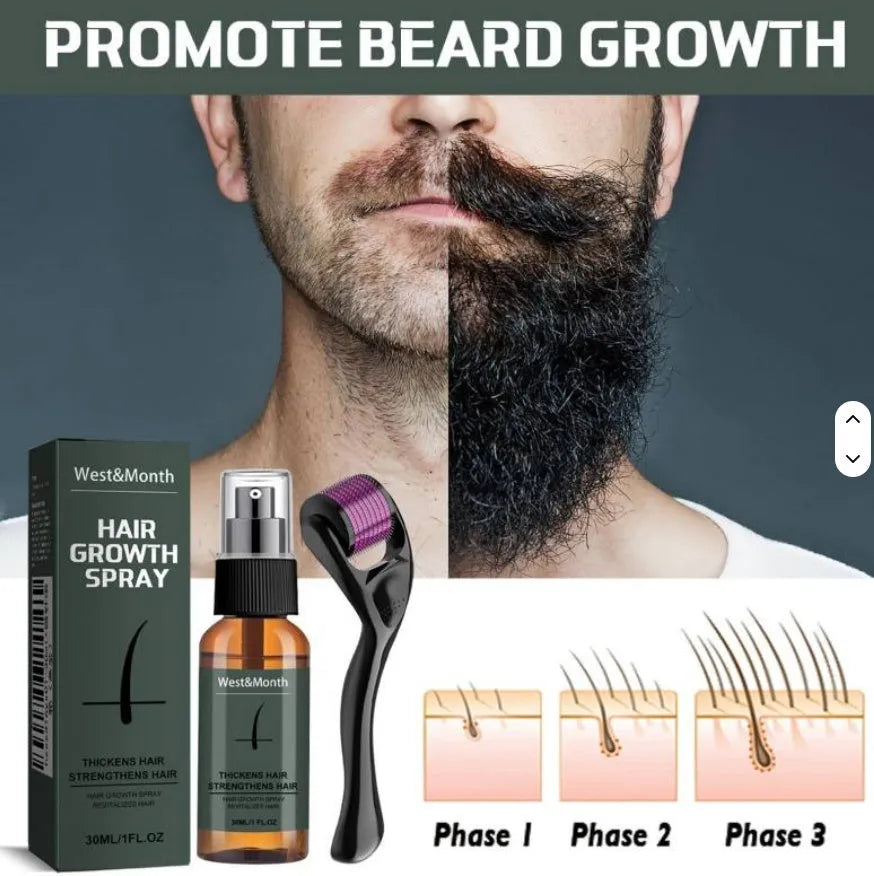 Men's beauty care suit with herbal tea moisturising cream and refreshing spray in one package