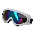 Dog sunglasses with UV400 PC lenses and full frame, shown in one of twelve colours including black white red and blue