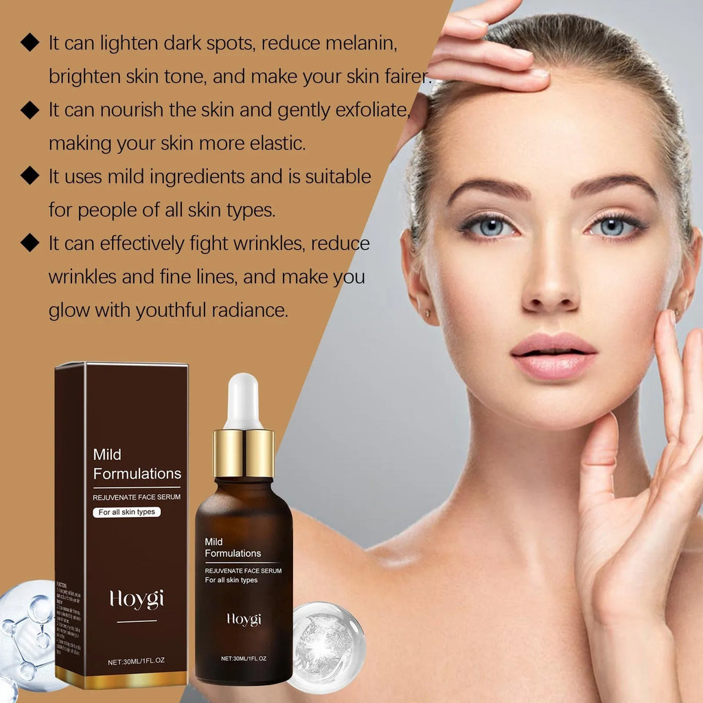 30ml facial skincare essence bottle with arbutin collagen hyaluronic acid formula