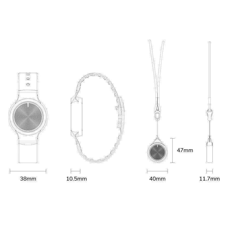 Emergency call NFC acceleration sensor Bluetooth positioning bracelet B10 with indoor positioning and 60-day rechargeable battery