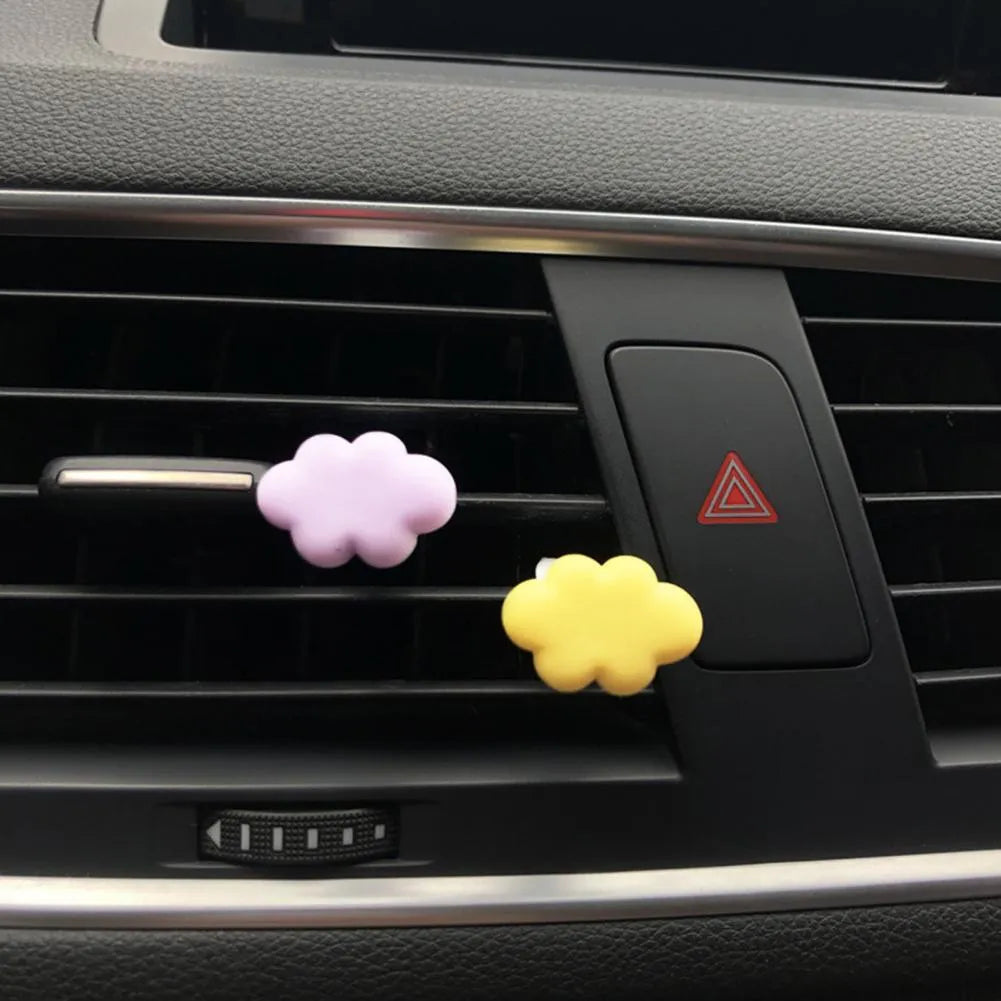 Resin Baiyun cartoon car air freshener clip in multiple colours