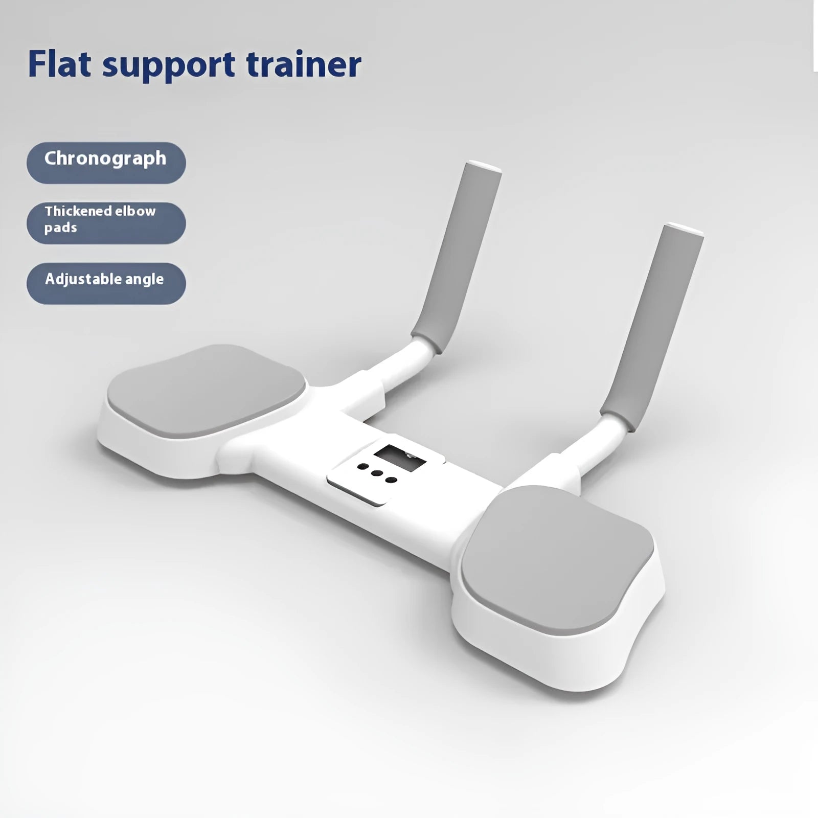 White household flat support trainer with aluminium frame and ABS components