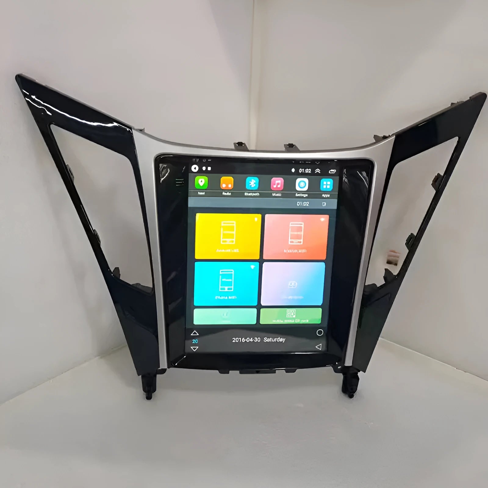 9.7-inch vertical Android car navigation system for Hyundai Sonata 2008 dashboard