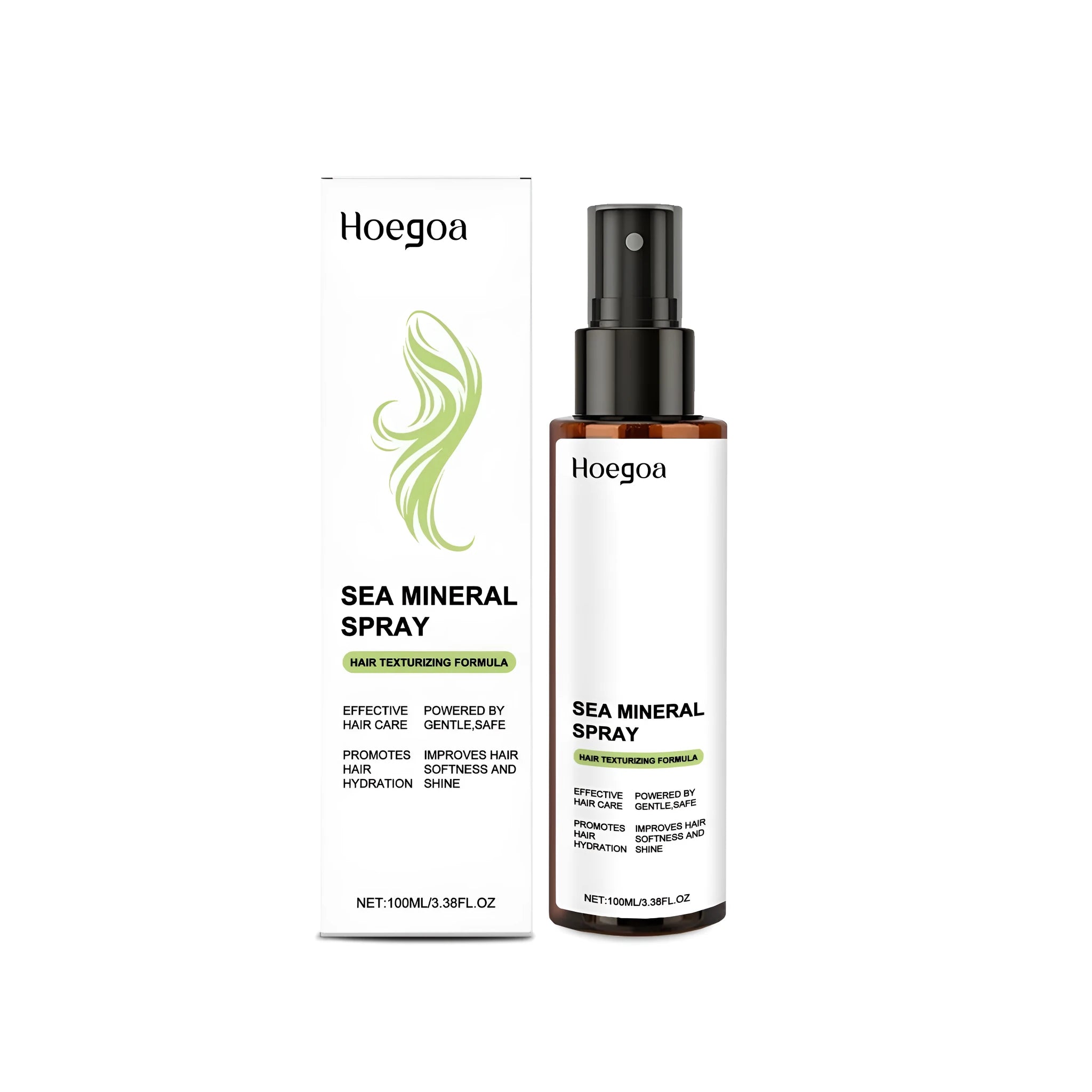 Ocean Moisturising Hair Care Spray bottle, 100ml with pump dispenser.