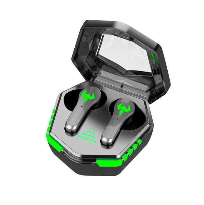 Black N35 wireless gaming headset with private mould in-ear design and Bluetooth connectivity