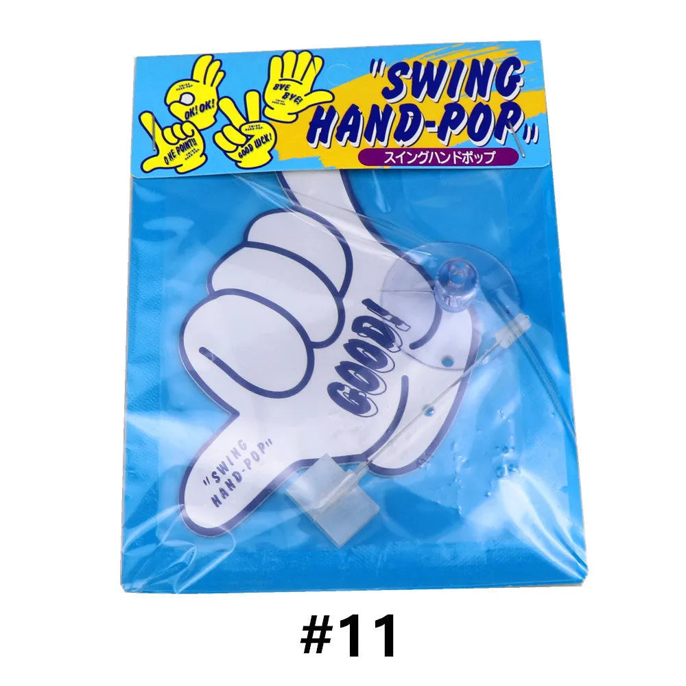 Cartoon character on a swing aromatherapy pendant with fixed bracket, in assorted colours.