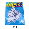 Cartoon character on a swing aromatherapy pendant with fixed bracket, in assorted colours.