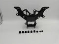 BMW S1000RR motorcycle headlight bracket in black aluminium alloy for 2009-2018 models