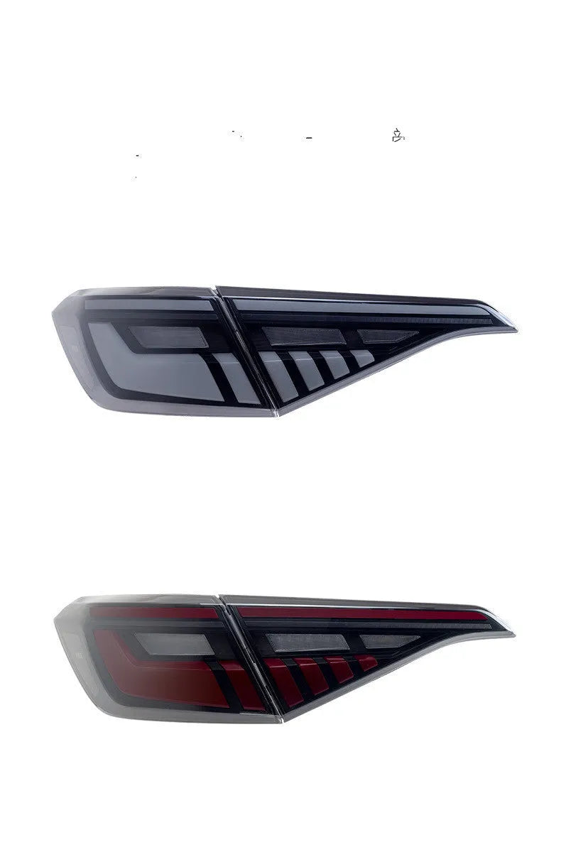 11th generation Honda Civic black and red LED aftermarket taillight assembly.
