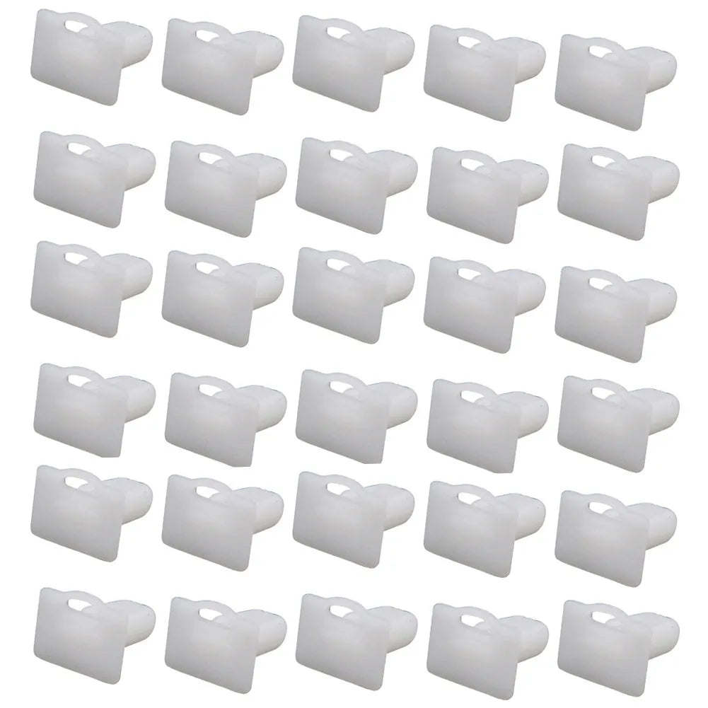 Black automobile plastic clip nails for car interior trim panel fastening, 60 pieces PA66 material