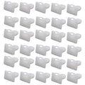 Black automobile plastic clip nails for car interior trim panel fastening, 60 pieces PA66 material