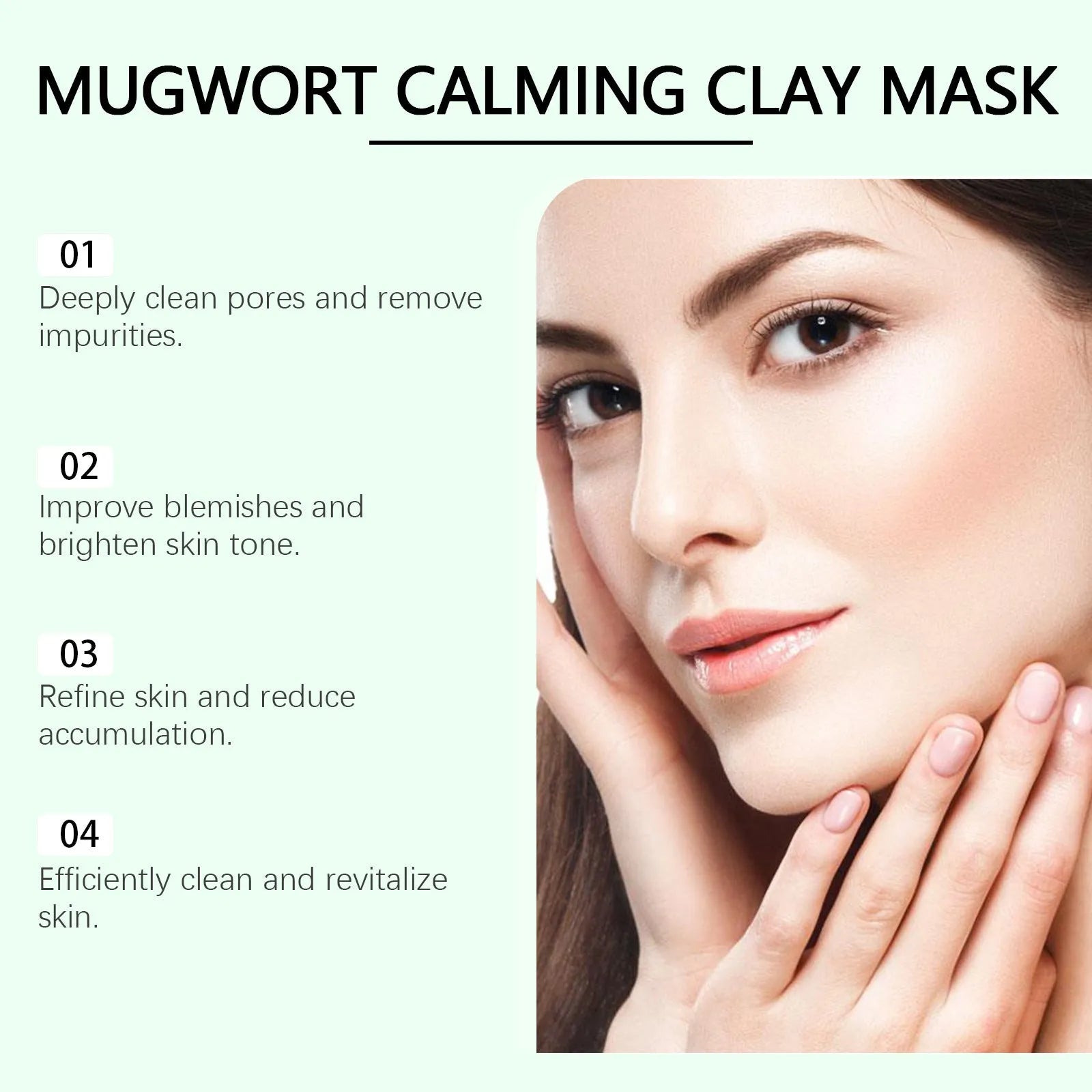 55g pore cleaning mud film in packaging with bentonite clay for acne treatment