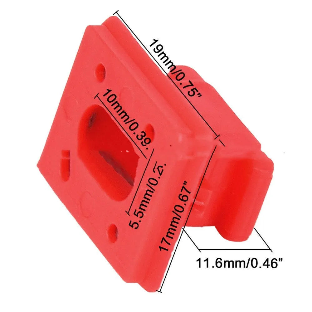Plastic interior trim panel snap clips for BMW door panels, shown in a set.