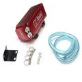 D1 double hole engine oil catch tank in red, blue, black, or silver for car modification