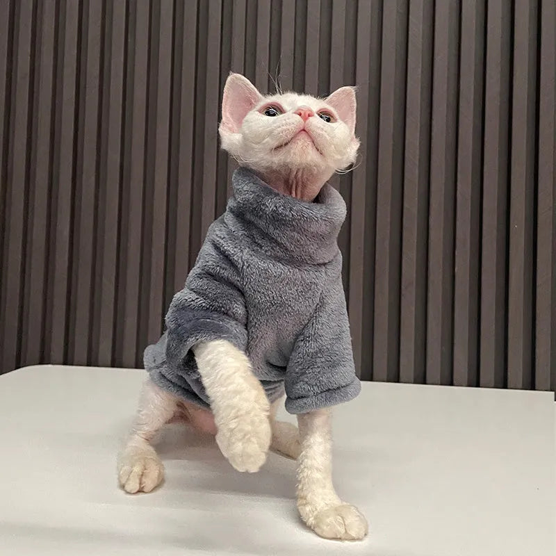 Ren Fa Cai hairless cat clothes available in multiple colours and 13 sizes from XS to XXXL+