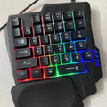 Single-handed mechanical keyboard and mouse combination with 1.5m USB cable