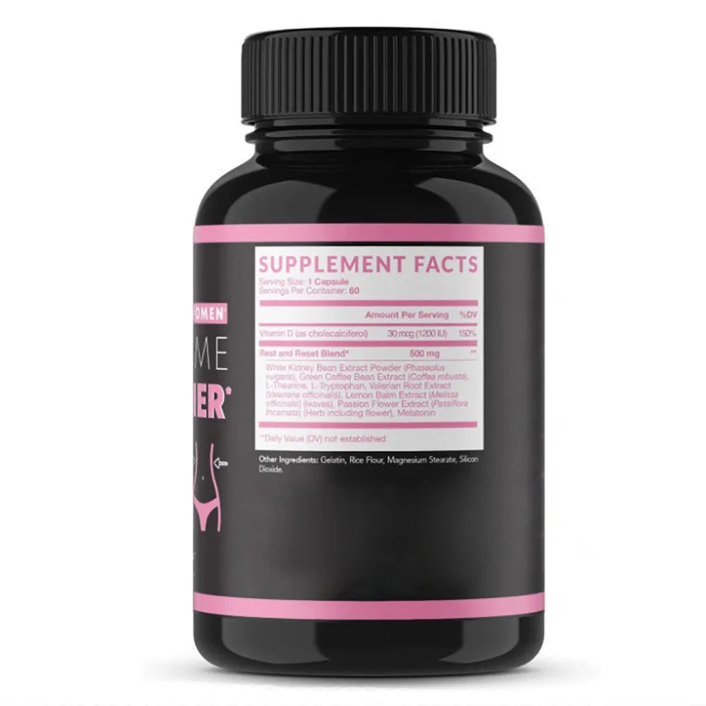 L-Carnitine white kidney bean extraction dietary supplement capsules bottle with 60 count