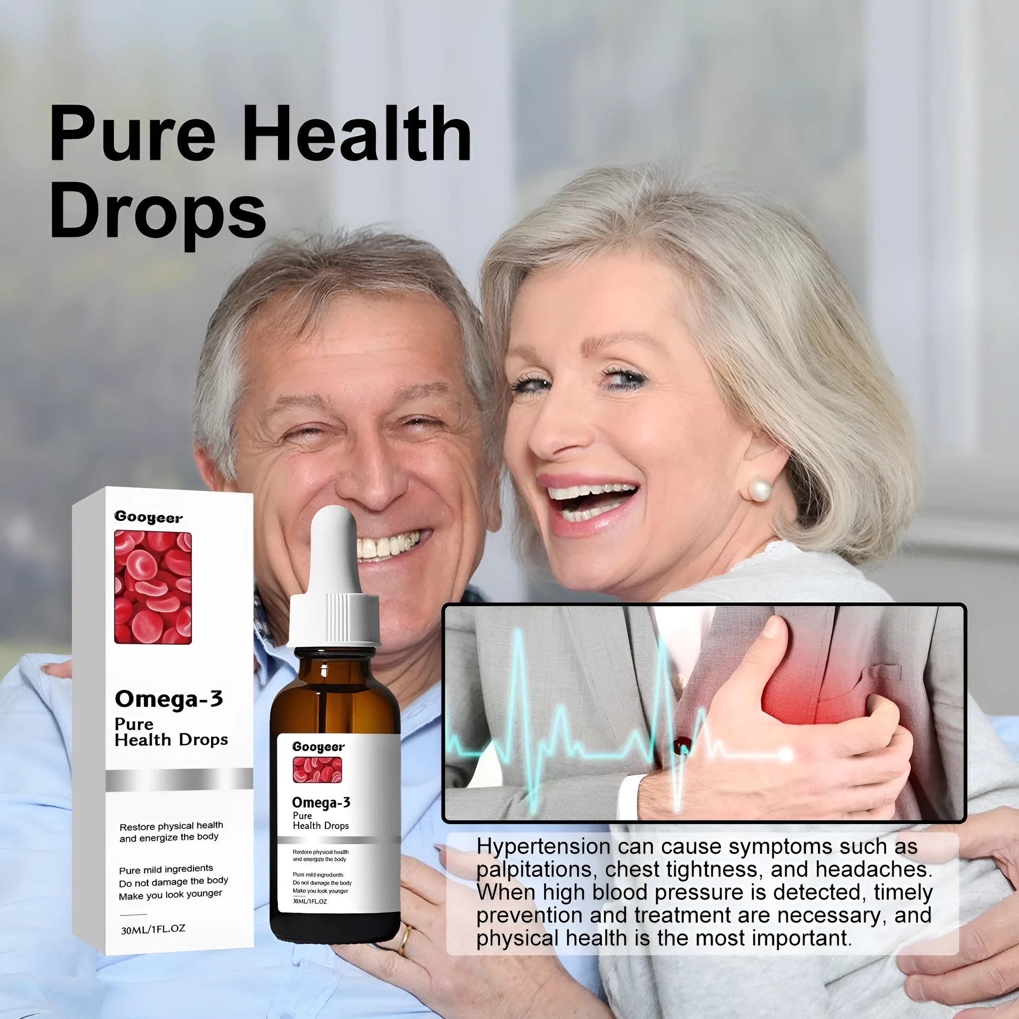 30ml glass bottle of Shu Health Care Body Care herbal supplement liquid drops with dropper