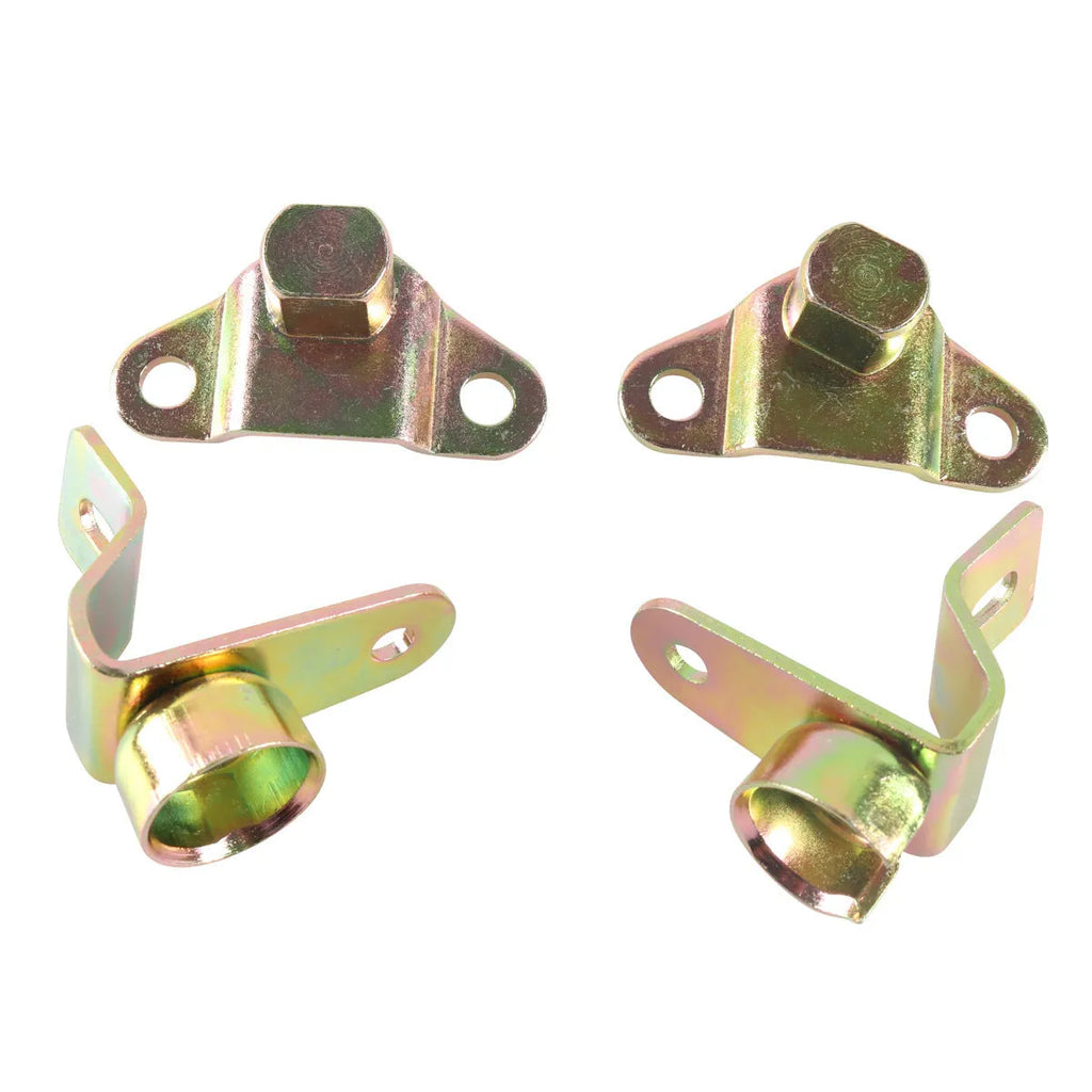 Metal car tailgate hinge kit for GMC Sierra and Chevrolet Silverado trucks with part numbers 15074252 and 15074253
